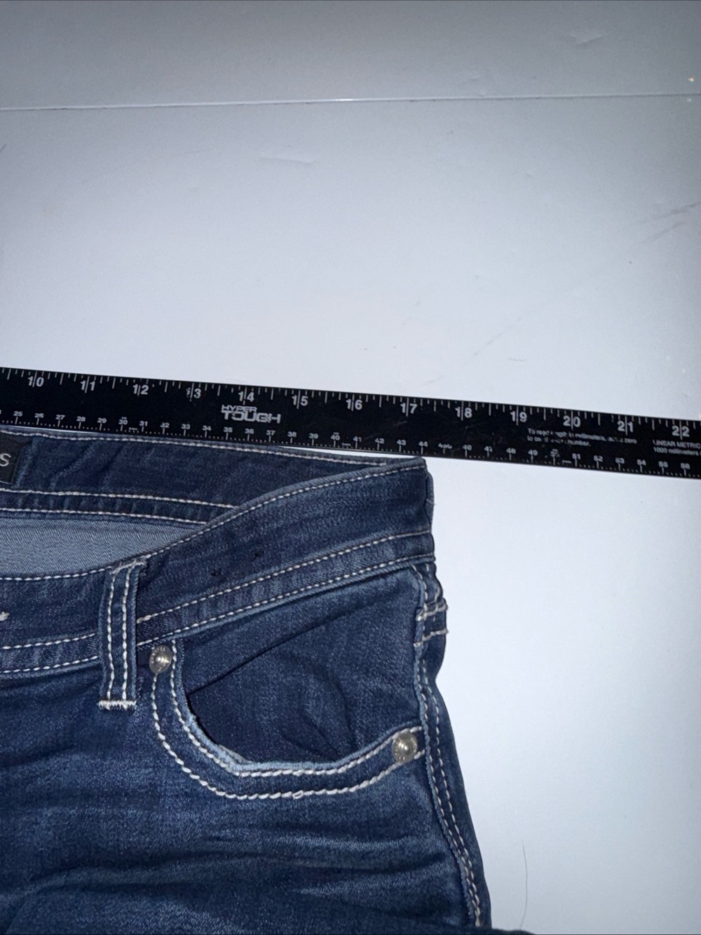 Womens Express Low Rise Jeans Size 12R Blue Jeans Denim - Picture 9 of 16